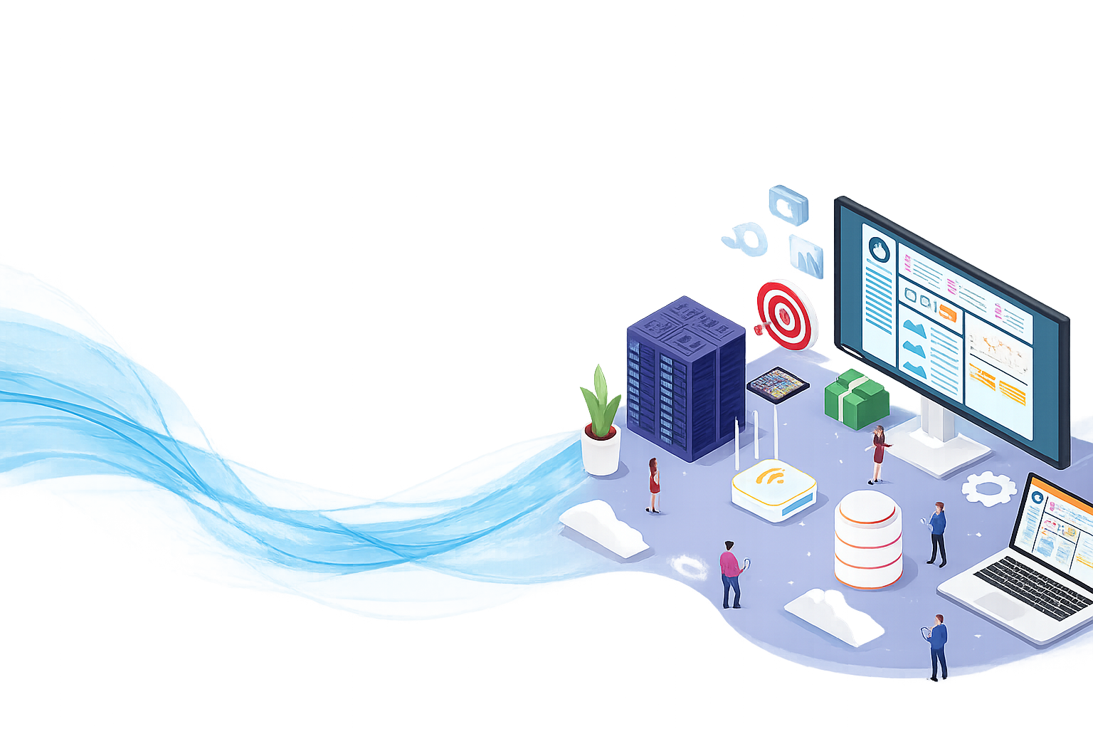 Pricing Illustration grove it software service 